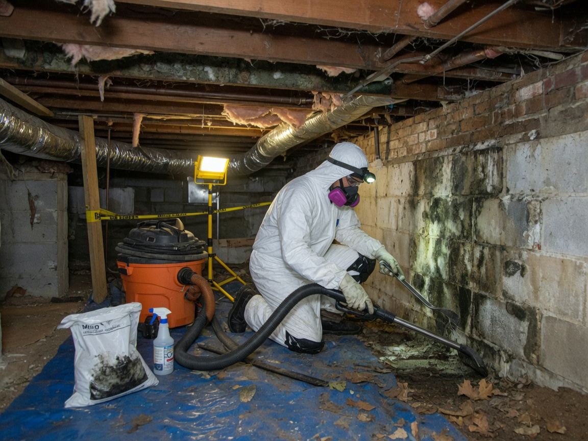 Crawl Space Mold Removal in Greensboro